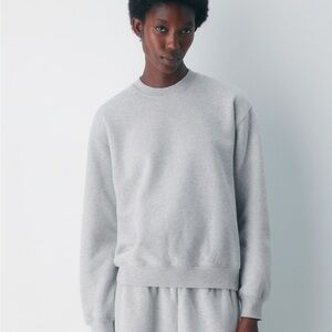 Aritzia Cozy Sweatfleece Perfect Crew Sweatshirt